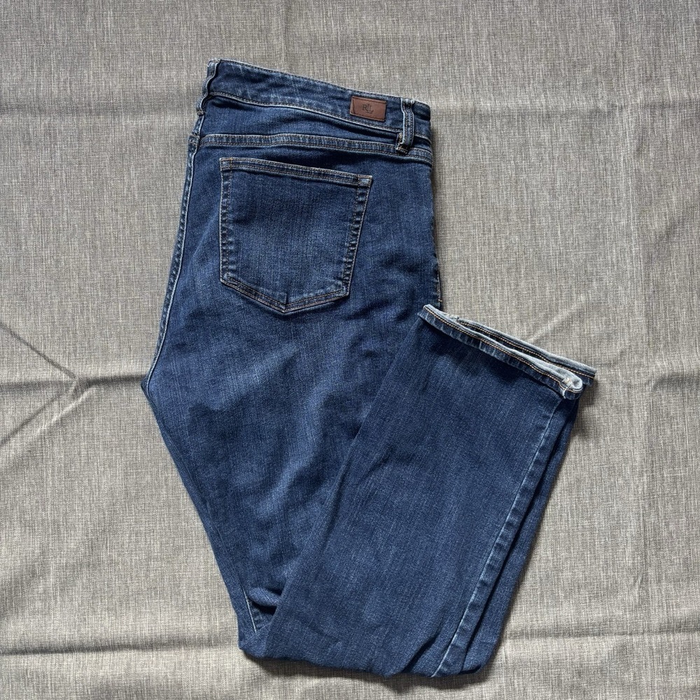 Y2k Blue Denim Lauren Ralph Lauren Jeans - Size 14